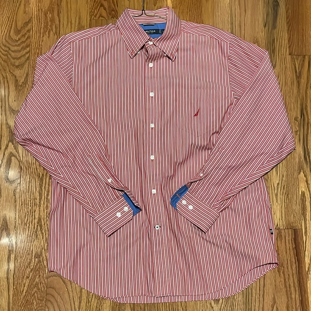 Nautica Men’s Button Down Dress Shirt